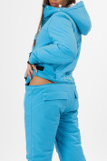 Купить Горнолыжный комбинезон женский MTFORCE синего цвета 22002S, фото 15