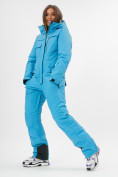 Купить Горнолыжный комбинезон женский MTFORCE синего цвета 22002S, фото 9