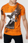 Купить Подростковая футболка оранжевого цвета 220036O