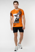 Купить Подростковая футболка оранжевого цвета 220036O, фото 4