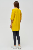 Купить Женские футболки туники желтого цвета 22003J, фото 2