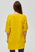 Купить Женские футболки туники желтого цвета 22003J, фото 5