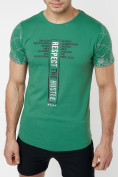 Купить Подростковая футболка зеленого цвета 220072Z, фото 2