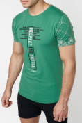 Купить Подростковая футболка зеленого цвета 220072Z, фото 7