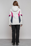 Купить Горнолыжная куртка женская зимняя белого цвета 2201-1Bl, фото 15