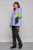 Купить Горнолыжная куртка женская зимняя фиолетового цвета 2201-1F, фото 12