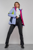 Купить Горнолыжная куртка женская зимняя фиолетового цвета 2201-1F, фото 18
