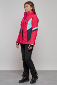 Купить Горнолыжная куртка женская зимняя розового цвета 2201-1R, фото 12