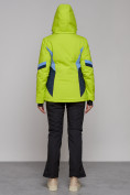 Купить Горнолыжная куртка женская зимняя салатового цвета 2201-1Sl, фото 12