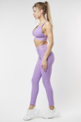 Купить Костюм для фитнеса темно-фиолетового цвета 22094TF, фото 2