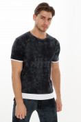 Купить Мужская футболка варенка темно-серого цвета 221004TC, фото 4