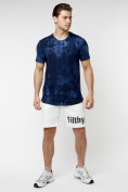 Купить Мужская футболка варенка темно-синего цвета 221005TS, фото 6