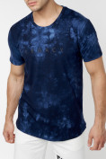 Купить Мужская футболка варенка темно-синего цвета 221005TS, фото 2