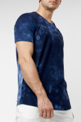 Купить Мужская футболка варенка темно-синего цвета 221005TS, фото 3