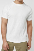 Купить Однотонная футболка белого цвета 221028Bl, фото 2