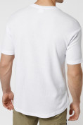 Купить Однотонная футболка белого цвета 221063Bl, фото 6