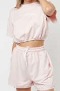 Купить Костюм шорты и топ розового цвета 22109R, фото 9