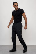 Купить Брюки утепленный мужской зимние спортивные черного цвета 2211-1Ch, фото 9
