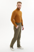 Купить Брюки утепленный мужской зимние спортивные цвета хаки 2211-1Kh, фото 14