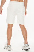 Купить Шорты трикотажные мужские белого цвета 221108Bl, фото 4