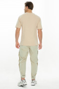 Купить Костюм штаны с футболкой бежевого цвета 221117B, фото 4