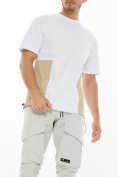 Купить Костюм джоггеры с футболкой белого цвета 221120Bl, фото 5