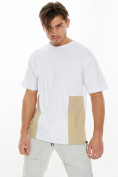 Купить Костюм джоггеры с футболкой белого цвета 221120Bl, фото 7
