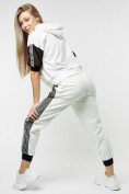 Купить Спортивный костюм трикотажный белого цвета 22124Bl, фото 7