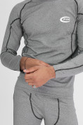 Купить Комплект мужского термобелья без начеса светло-серого цвета 2212SS, фото 13
