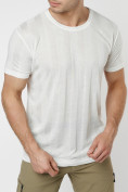 Купить Однотонная футболка белого цвета 221411Bl