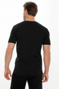 Купить Мужские футболки с принтом черного цвета 221414Ch, фото 4