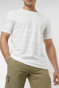 Купить Мужская футболка однотонная белого цвета 221488Bl