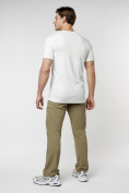 Купить Мужская футболка в сетку белого цвета 221490Bl, фото 4
