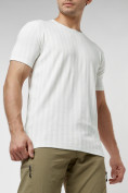 Купить Мужская футболка в сетку белого цвета 221490Bl, фото 6