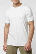 Купить Мужская футболка в сетку белого цвета 221490Bl, фото 7