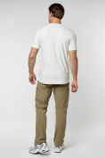Купить Мужская футболка однотонная белого цвета 221491Bl, фото 5