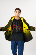 Купить Куртка двусторонняя для мальчика желтого цвета 221J, фото 2