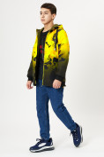 Купить Куртка двусторонняя для мальчика желтого цвета 221J, фото 4