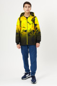 Купить Куртка двусторонняя для мальчика желтого цвета 221J