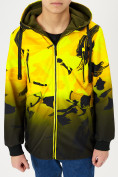 Купить Куртка двусторонняя для мальчика желтого цвета 221J, фото 10