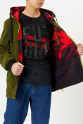 Купить Куртка двусторонняя для мальчика красного цвета 221Kr, фото 17