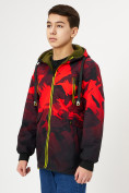 Купить Куртка двусторонняя для мальчика красного цвета 221Kr, фото 9