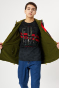 Купить Куртка двусторонняя для мальчика красного цвета 221Kr, фото 11