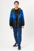 Купить Куртка двусторонняя для мальчика синего цвета 221S, фото 2
