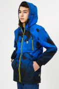 Купить Куртка двусторонняя для мальчика синего цвета 221S, фото 7