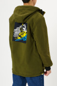 Купить Куртка двусторонняя для мальчика зеленого цвета 221Z, фото 7