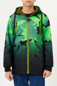 Купить Куртка двусторонняя для мальчика зеленого цвета 221Z, фото 9