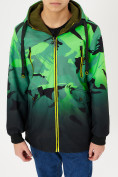 Купить Куртка двусторонняя для мальчика зеленого цвета 221Z, фото 11