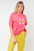 Купить Джоггеры с футболкой розового цвета 222065R, фото 5
