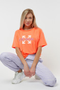 Купить Джоггеры с футболкой персикового цвета 222065P, фото 8